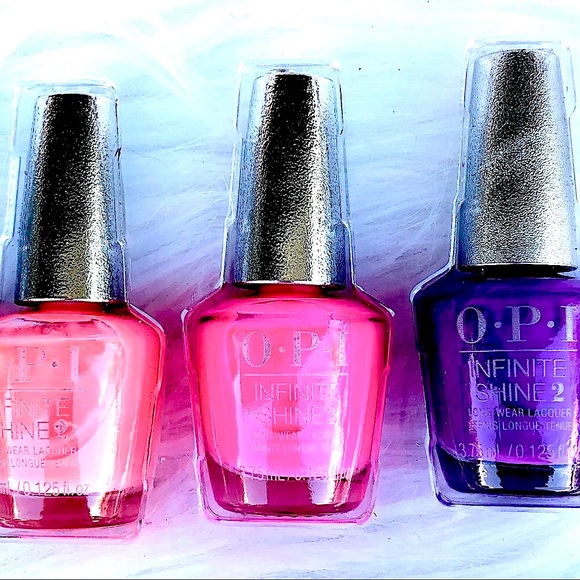 NEW OPI Mini Box Set of Neon Color Nail Polish Complete with Primer & Gloss Coat - Picture 8 of 13